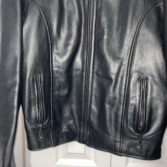 Leather Biker Jacket - Picture 2 of 7